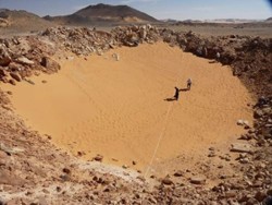 El cráter Kamil fue encontrado gracias a Google Earth