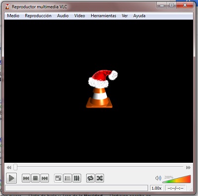 Reproductor VLC se pone navideño