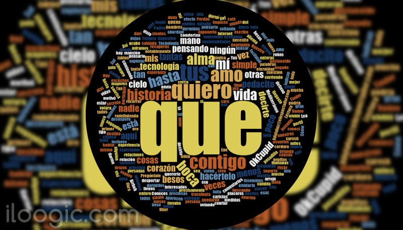 nube palabras comentarios frases estilo escritura persona