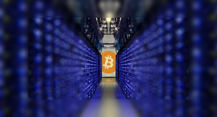 Nubes de minería de bitcoin