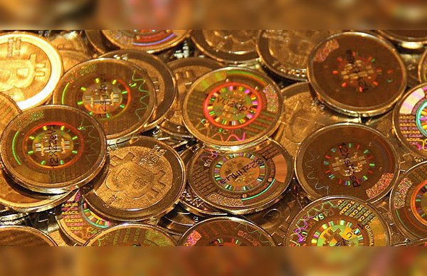 monedas oro bitcoin