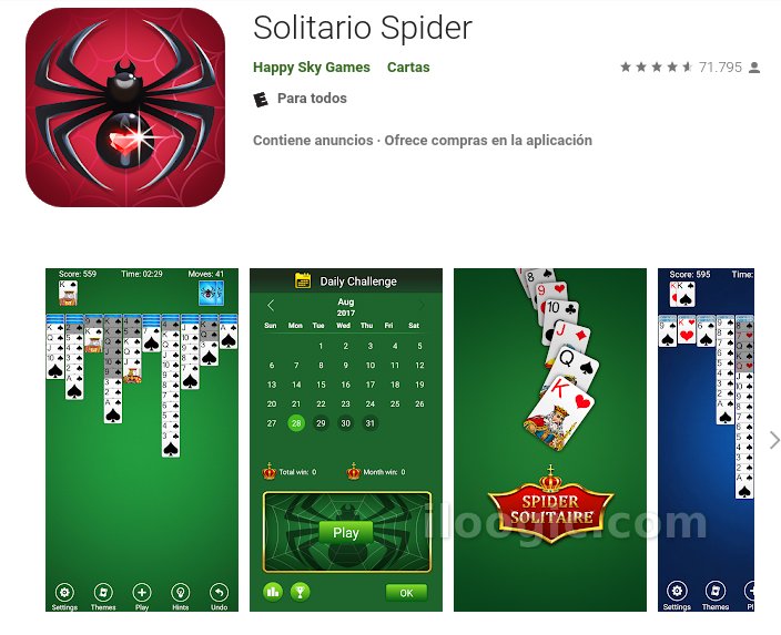 solitario spider android