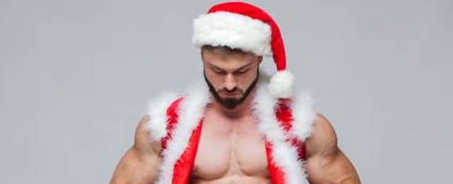 hombre sexy santa claus navidad