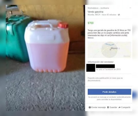 facebook gasolina michoacan