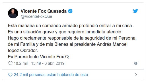 tweet fox comando armado