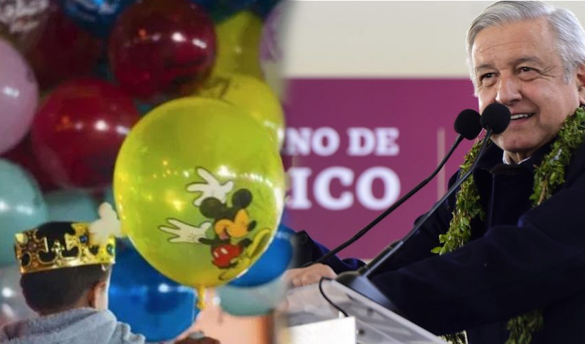 Pide AMLO no utilizar globos para las cartas a los reyes magos