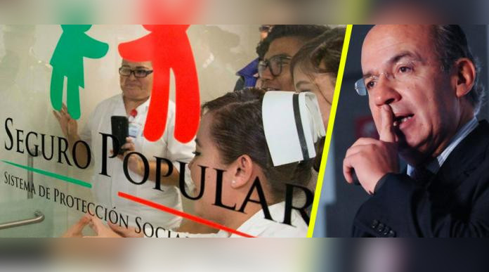 Calderón asegura que con el seguro popular usuarios no tenían que pagar nada