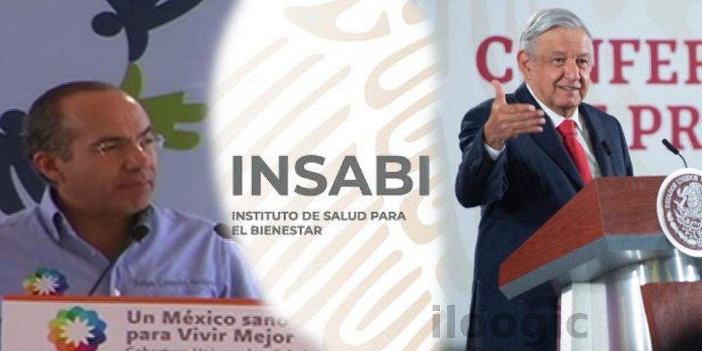 Calderón dice que el INSABI solo es atole con el dedo. Era mejor el seguro popular, asegura
