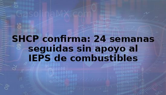 shcp 24 semanas sin subsidio ieps combustibles